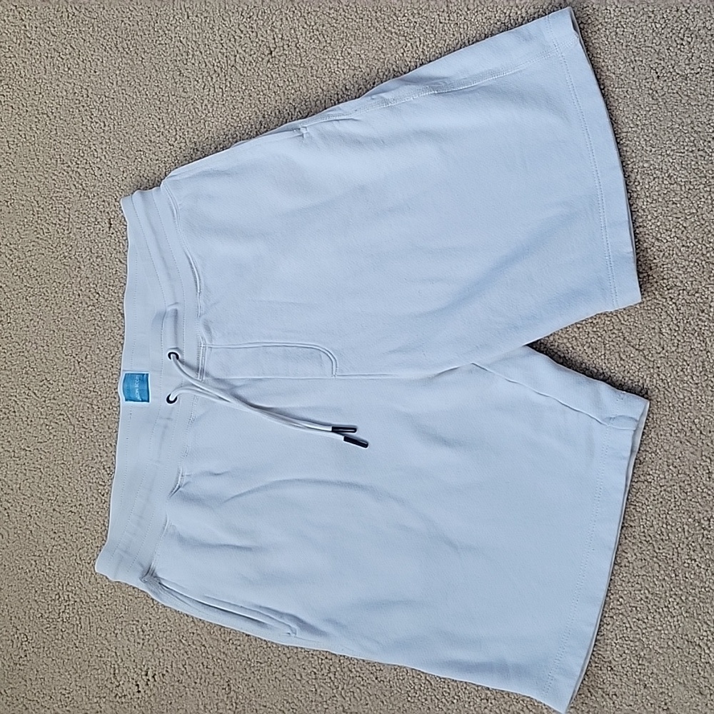 Shorts Jason Scott Off White 7" Length 100% Cotton Sz Small